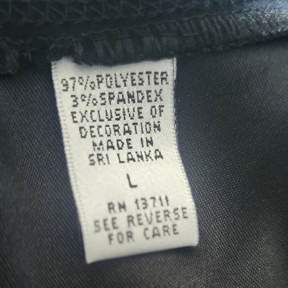 Amanda Smith Sleeveless Maxi Dress Black & Brown Patchwork Print Women’s Size L - Picture 6 of 6